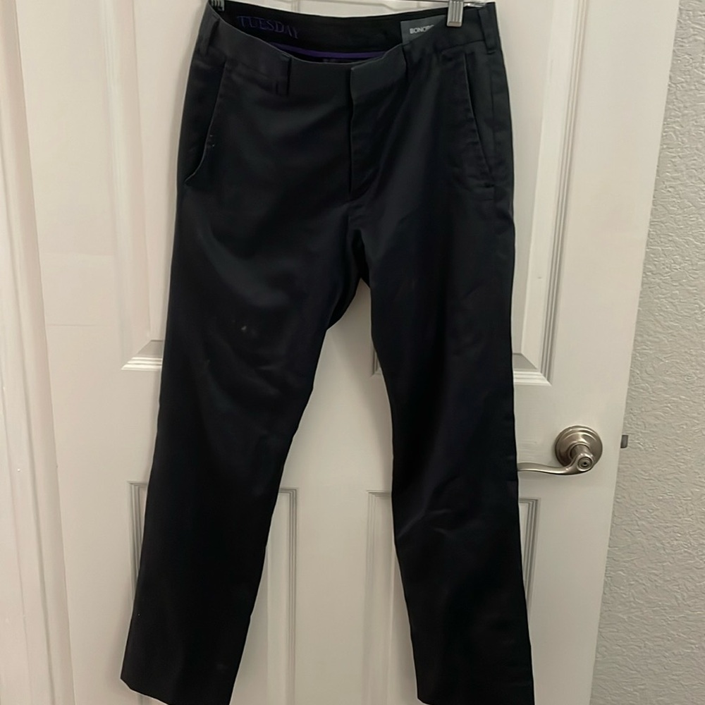 Bonobos Weekday Warrior Tuesday Black Chino Pants size men's 29x29